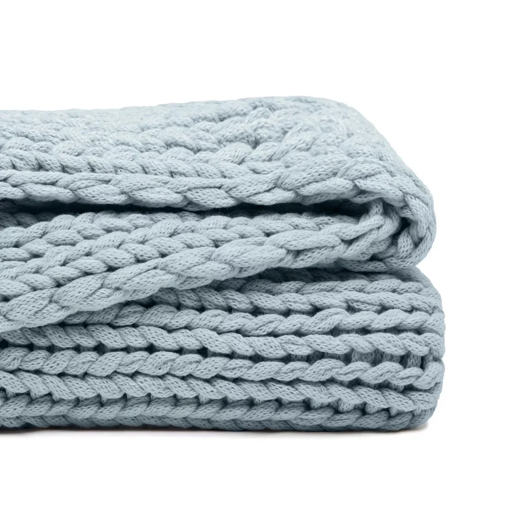 Home Collection Ultra Soft Chunky Knit Throw Blanket